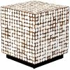 East At Main Covington Coconut Shell Accent Table Home