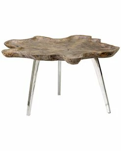 East At Main Adriana Teak Coffee Table Home