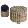 East At Main Faye Rattan Round Storage Ottoman Home