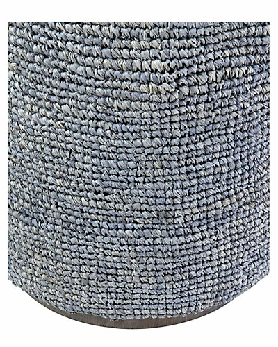 East At Main Gabrielle Rafia Round Ottoman Home 2 East At Main Gabrielle Rafia Round Ottoman Home - Image 2