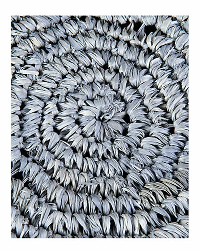 East At Main Gabrielle Rafia Round Ottoman Home 4 East At Main Gabrielle Rafia Round Ottoman Home - Image 4