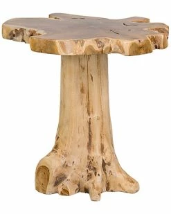 East At Main Grafton Teak Accent Table Home