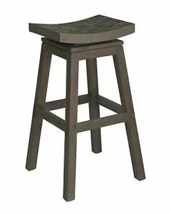 East At Main Jasmine Mango Wood Barstool Home