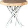 East At Main Joeslin Teak Accent Table Home