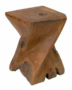 East At Main Jones Teak Stool Home