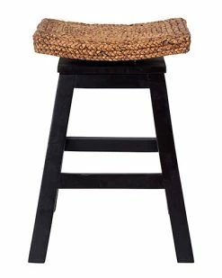 East At Main Joyce Teak/Hyacinth Counterstool Home -East at Main Sales Store 3050136879 RLLD 3