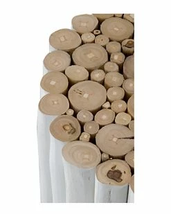 East At Main Katherine Teak Accent Table In White Home -East at Main Sales Store 3050136888 RLLD 3