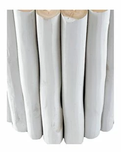 East At Main Katherine Teak Accent Table In White Home -East at Main Sales Store 3050136888 RLLD 5