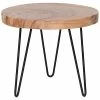 East At Main Larkin Teak Accent Table Home