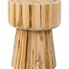 East At Main Lawton Teak Accent Table Home