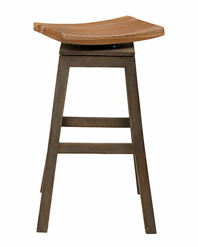 East At Main Lawton Teak Counterstool Home 2 East At Main Lawton Teak Counterstool Home - Image 2