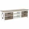 East At Main Lovell Mahogany TV Stand Home