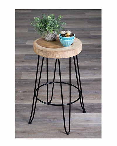 East At Main Set Of 2 Mapleton Teak Barstool Home 2 East At Main Set Of 2 Mapleton Teak Barstool Home - Image 2