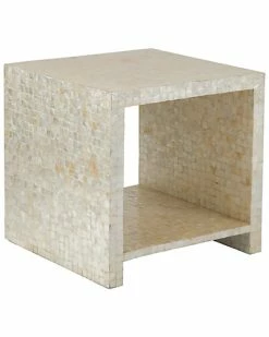 East At Main Martin Capiz Shell Accent Table Home