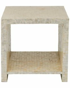 East At Main Martin Capiz Shell Accent Table Home -East at Main Sales Store 3050136925 RLLD 3