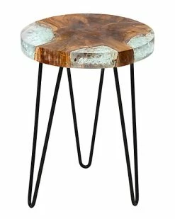East At Main Menlo Teak Accent Table Home