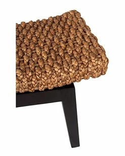 East At Main Myra Teak/Hyacinth Bench Home -East at Main Sales Store 3050136942 RLLD 3