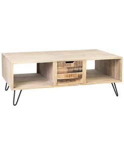 East At Main Omega Mindi Wood Coffee Table Home