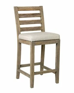 East At Main Otto Mango Wood Barstool Home