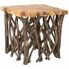 East At Main Pope Teak Accent Table Home