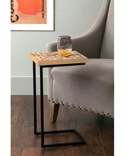 East At Main Set Of 2 Porcia Coconut Shell Accent Tables Home -East at Main Sales Store 3050136962 RLLD 6