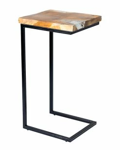 East At Main Set Of 2 Porcia Teak Accent Tables Home