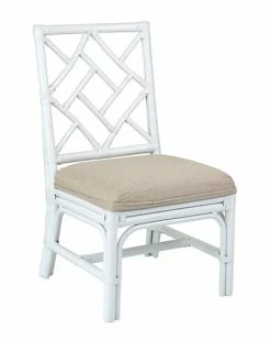 East At Main Set Of 2 Riana Rattan Dining Chairs Home