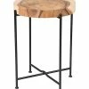 East At Main Rico Teak/Iron Accent Table Home