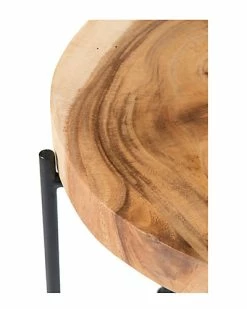 East At Main Rico Teak/Iron Accent Table Home -East at Main Sales Store 3050136970 RLLD 3