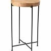 East At Main Rico Teak/Iron Accent Table Home