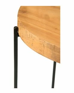 East At Main Rico Teak/Iron Accent Table Home -East at Main Sales Store 3050136971 RLLD 3