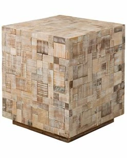 East At Main Rosalee Mosaic Teak Accent Table Home