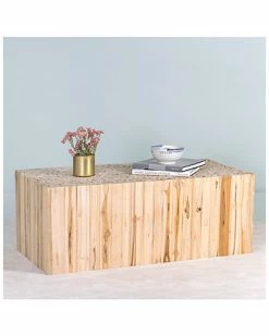 East At Main Rowan Teak Coffee Table Home