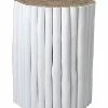 East At Main Serenity Teak Round Stool Home