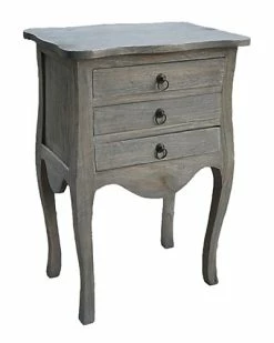 East At Main Sophie Rubberwood Accent Table Home