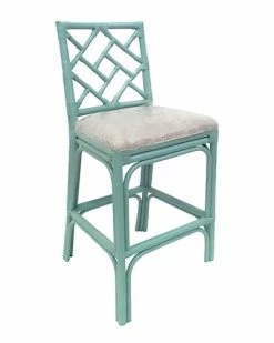 East At Main Stacie Rattan Barstool Home