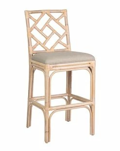 East At Main Stacie Rattan Barstool Home