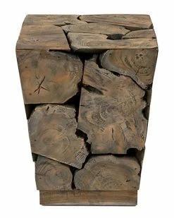 East At Main Tyra Teak Accent Table Home