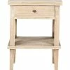 East At Main Bevan Mindi Wood Bedside Table Home