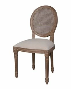 East At Main Set Of 2 Jasmine Mahogany Dining Chairs Home