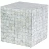 East At Main Thandi Capiz Cube Accent Table Home