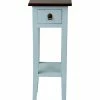 East At Main Oxford Grey Mahogany Square Accent Table Home