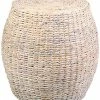 East At Main Annie Rattan Side Table Home