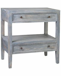 East At Main Nicole Rubberwood Accent Table Home