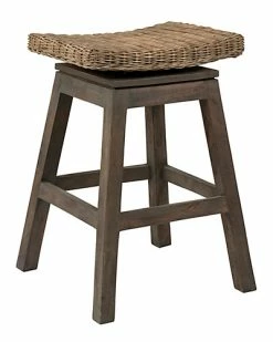 East At Main Canton Rattan Counter Stool Home