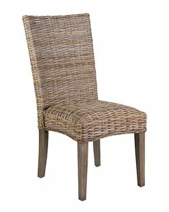 East At Main Set Of 2 Carina Rattan Dining Chair Home