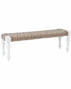 East At Main Baldwin Rattan Bench Home