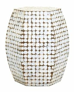 East At Main New Hampton 24in Six-Sided Side Table Home