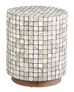 East At Main Brillion Coconut Shell Accent Table Home