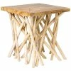 East At Main Miko Teak Accent Table Home